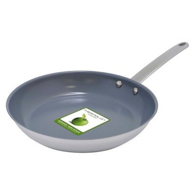 Green Pan 10 in Frypan Miami Stainless Steel