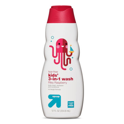 Up & Up Tear free Kids 3 in 1 Body Wash - Riley Raspberry