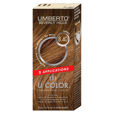 Umberto Beverly Hills U Color Italian Demi Hair Color - Topaz 8.40