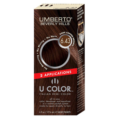 Umberto Beverly Hills U Color Italian Demi Hair Color - Dark Copper