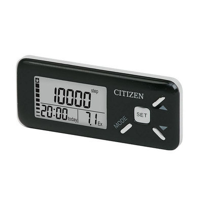 Veridian Healthcare Citizen Premium Digital Pocket Pedometer (Black)