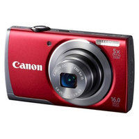 Canon Powershot A3500 16MP Digital Camera with 5x Optical Zoom - Red