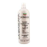 La Brasiliana La-Brasiliana Domani Keratin Treatment With Collagen & Argan Oil 1000ml/33.8oz