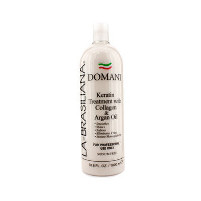 La Brasiliana La-Brasiliana Domani Keratin Treatment With Collagen & Argan Oil 1000ml/33.8oz