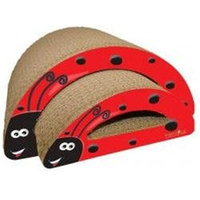 Imperial Cat 01123 Ladybug Scratcher - 2-in-1