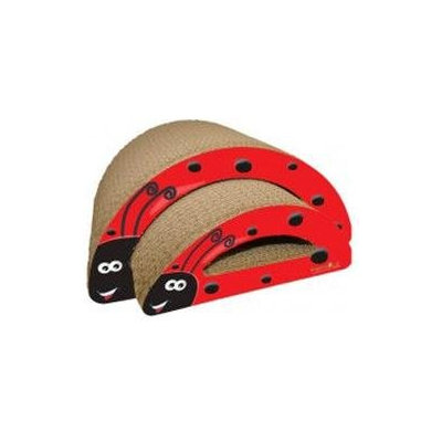 Imperial Cat 01123 Ladybug Scratcher - 2-in-1