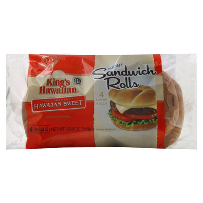 King's Hawaiian Bakery West, Inc. Kh Buns Kh Sandwich Buns 4CT