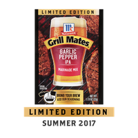 McCormick® Grill Mates® Garlic Pepper IPA Marinade Mix