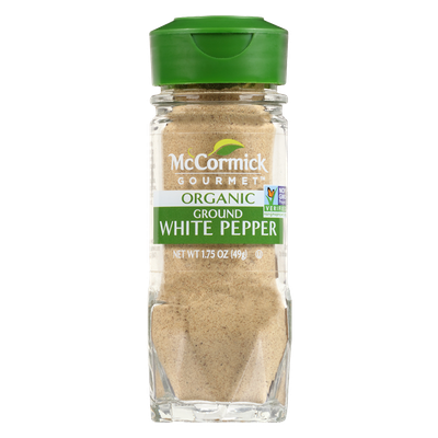 McCormick Gourmet™ Organic White Pepper, Ground