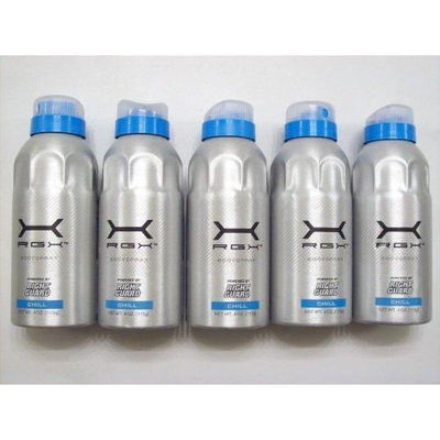 Right Gaurd (5 BOTTLES) RGX right guard Chill bodyspray 4 oz each