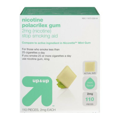 Up & Up Nicotine Gum 110-pk. - Mint (2 mg)