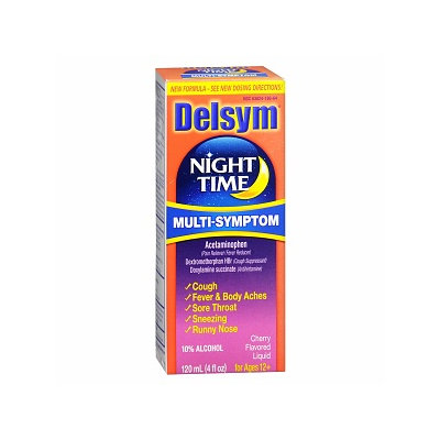 Delsym Night Time Multi-Symptom Liquid