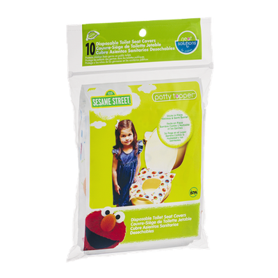 Neat Solutions Party Topper Disposable Toilet Seat Covers Sesame Street - 10 CT