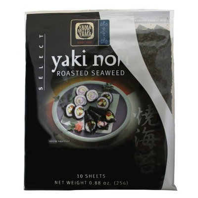 Yamamotoyama Yaki Nori Roasted Seaweed Select, 0.88-Ounce Bags (Pack of 8)