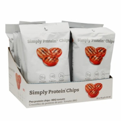 Simply Protein Chips Pea Protein Chips, BBQ, 24.55 oz