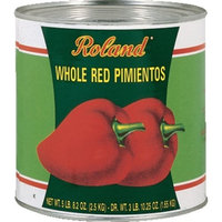 Roland Whole Red Pimientos, 88-Ounce Cans (Pack of 2)