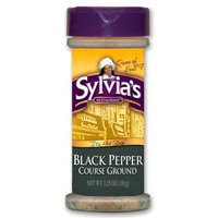 Sylvia's Pure Black Pepper, 3.25-Ounce Units (Pack of 12)