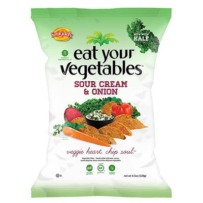 Snikiddy Vegetable Chips 4.5oz Pack of 12
