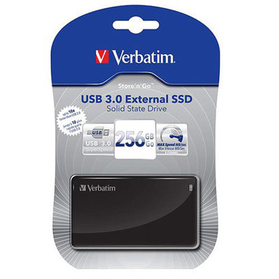 Verbatim Store 'n' Go 256 GB External Solid State Drive - 1 Pack