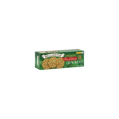 Wellington Organic Crackers, Flax and Wheat, 5.3 Ounce (Pack of 12)