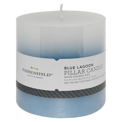 Threshold Scented Candle 3x3 - Blue Ombre