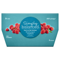 Simply Balanced 0% Fruit on the Bottom Raspberry Greek Yogurt 4 oz 4