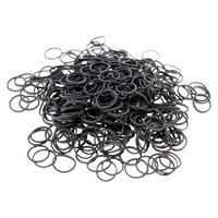 Gimme Clips Hair Elastics - 400 Count (Black)
