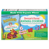 Annie's® Homegrown Crackers Bernie's Farm Animal Cookies Snack Packs