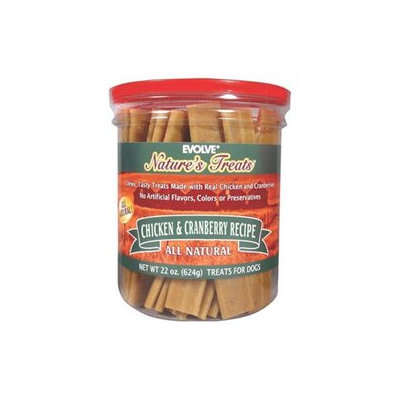 Triumph Pet-sunshine Mill Natures Menu Chicken Cranberry Jerky - 22 Ounce - 38029