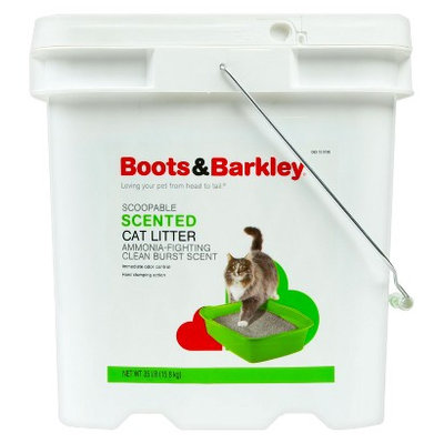Boots & Barkley Scoopable Scented Cat Litter Pail 35 lbs