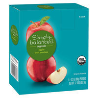 Simply Balanced Organic Apple Fruit Pouches 3.2oz 4ct