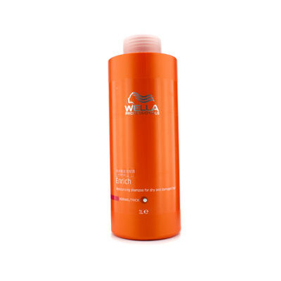 Wella Enrich Moisturizing Shampoo For Dry & Damaged Hair (Normal/Thick) 1000ml/33.8oz