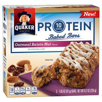 Quaker® Protein Baked Bars Oatmeal Raisin Nut