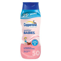 Water Babies Coppertone Sunscreen/UVA Blocker - 10oz