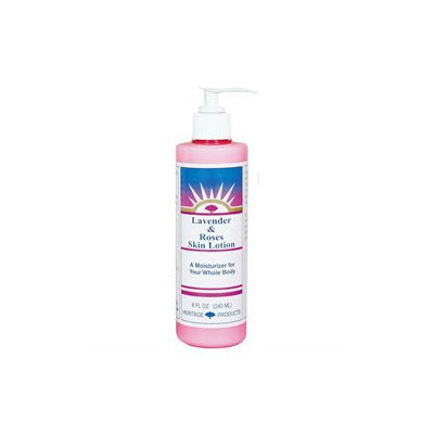 Heritage Products Skin Lotion Lavender and Roses 8 fl oz