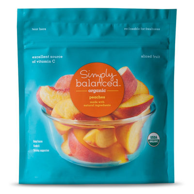 Simply Balanced Organic Frozen Sliced Peaches 10oz