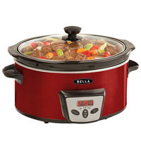 Bella 5-qt. Programmable Digital Slow Cooker (Red)