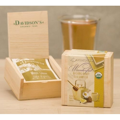 Davidson's Tea Davidson Organic Tea 676 Sampler Chest Honey Tea