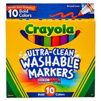Crayola 10ct Ultraclean Washable Markers Bold