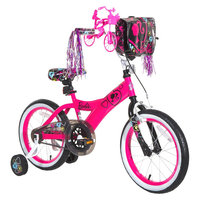License Girl's Barbie Bike - Pink/Black (16