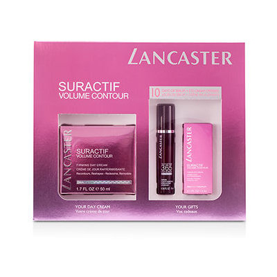 Lancaster Suractif Volume Contour Set: Firming Cream 50ml + Intense Serum 10ml + Eye Cream 3ml 3pcs