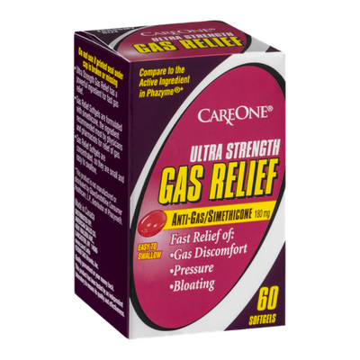 CareOne Ultra Strength Gas Relief Softgels - 60 CT