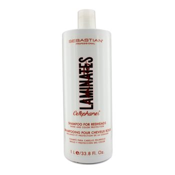 Sebastian Laminates Cellophanes Shine and Color Protection Shampoo (For Redheads) - 1000ml/33.8oz