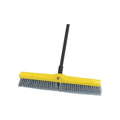 Rubbermaid Warehouse Brooms Gray Brush Floor Polypropylene Medium24
