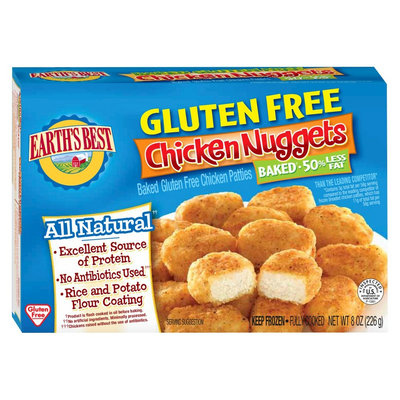 Earths Best Gluten Free Chicken Nuggets 8oz