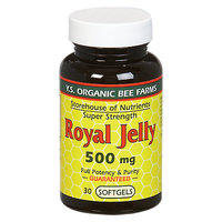 YS Royal Jelly/Honey Bee Royal Jelly Super Strength 500 MG - 30 Softgels - Bee Products