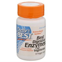 Doctor's Best, Best Digestive Enzymes All Vegetarian 10 Veggie Caps