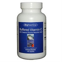 Allergy Research nutricology Allergy Research Group, Buffered Vitamin C Cassava Source 120 vegetarian capsules