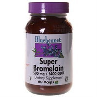 Bluebonnet Nutrition, Super Bromelain 500 mg 60 Vcaps