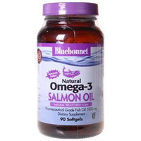 Bluebonnet Nutrition - Natural Omega-3 Salmon Oil 1000 mg. - 90 Softgels.